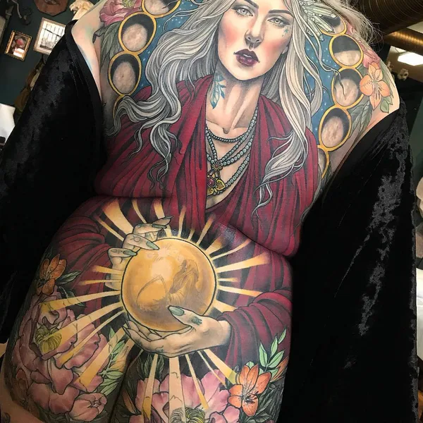 Авторская tattoo by Samantha Smith in Calgary