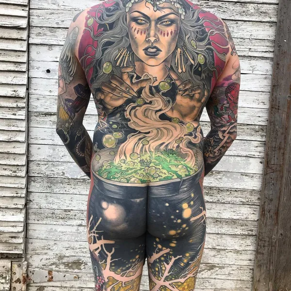 Авторская tattoo by Samantha Smith in Calgary