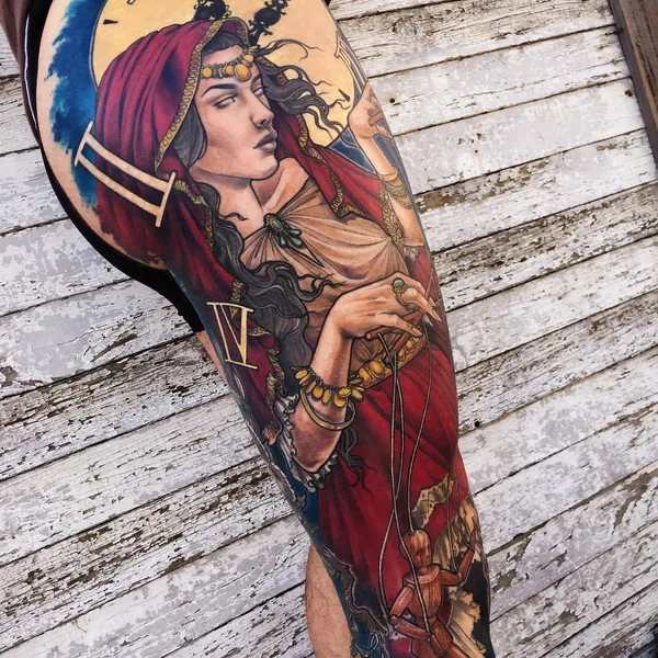 Авторская tattoo by Samantha Smith in Calgary