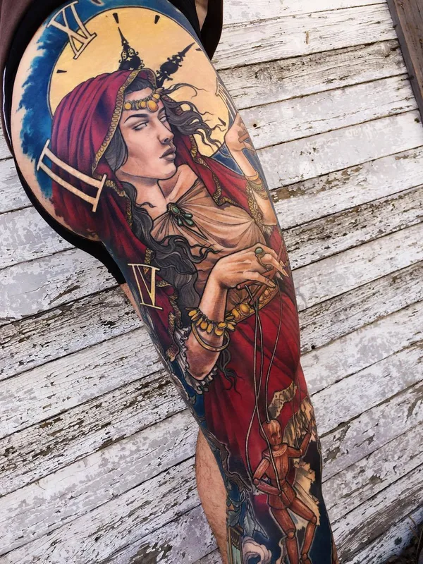 Author's Style tattoo by Samantha Smith in Calgary