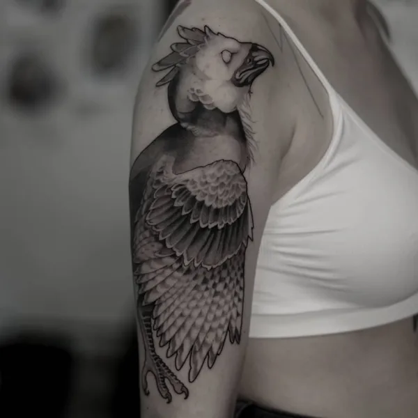 Graphic tattoo by Олег Кустов in Нижний Новгород