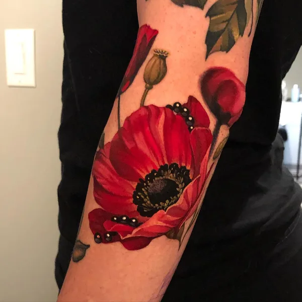 Botanical tattoo by Allisin Riot in Bel Air