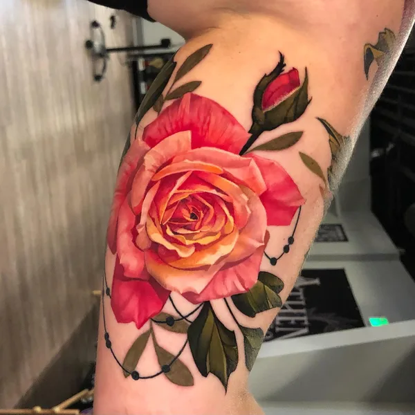 Botanical tattoo by Allisin Riot in Bel Air