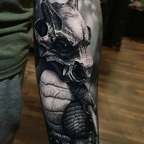 Реализм tattoo by Egon Weissberger in Périgueux