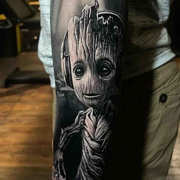 Реализм tattoo by Egon Weissberger in Périgueux