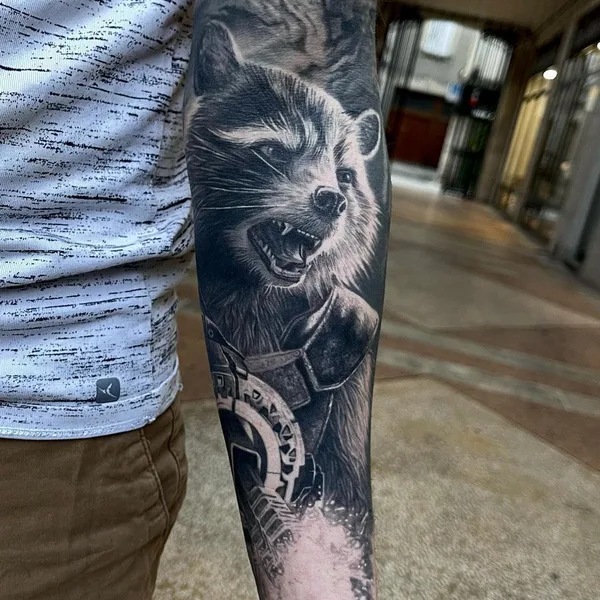Реализм tattoo by Egon Weissberger in Périgueux