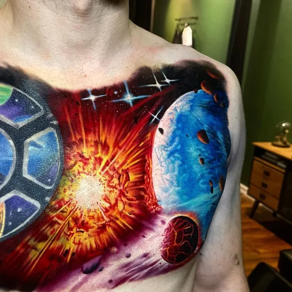 Реализм tattoo by Egon Weissberger in Périgueux