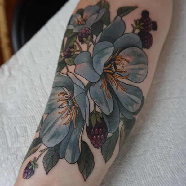 Neo Traditional tattoo by Melise Hill in Detroit