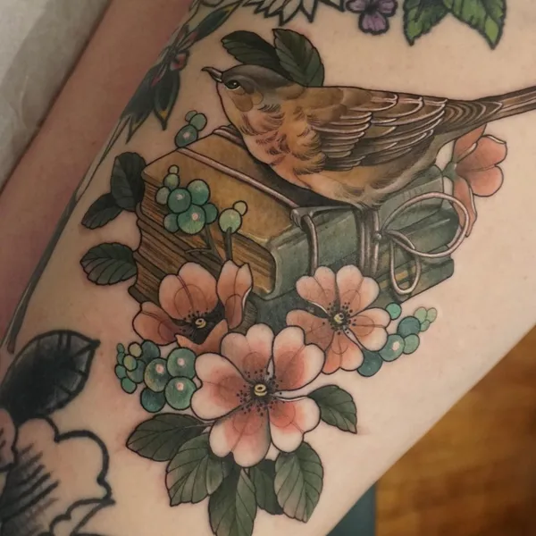 Neo Traditional tattoo by Melise Hill in Detroit