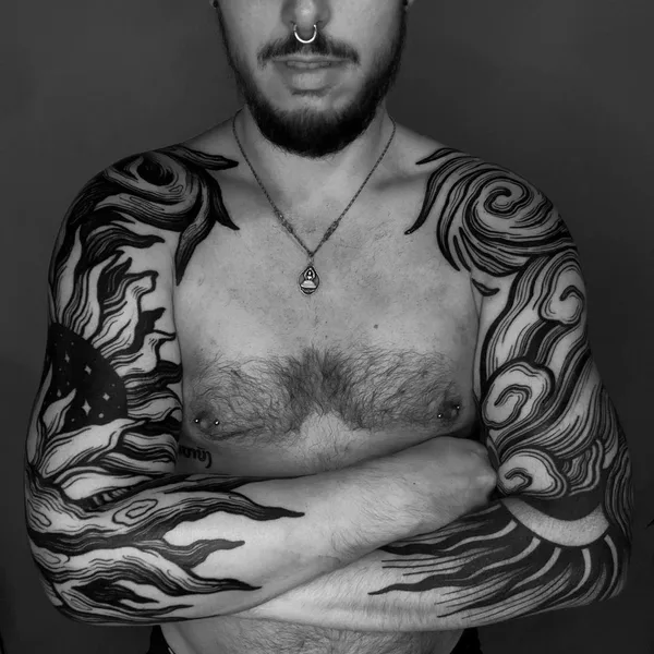 Author's Style tattoo by Marcelo Zissú in Rio de Janeiro