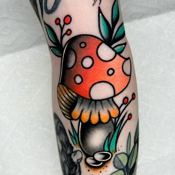 Neo Traditional tattoo by Matthew Wright in Pittsburgh