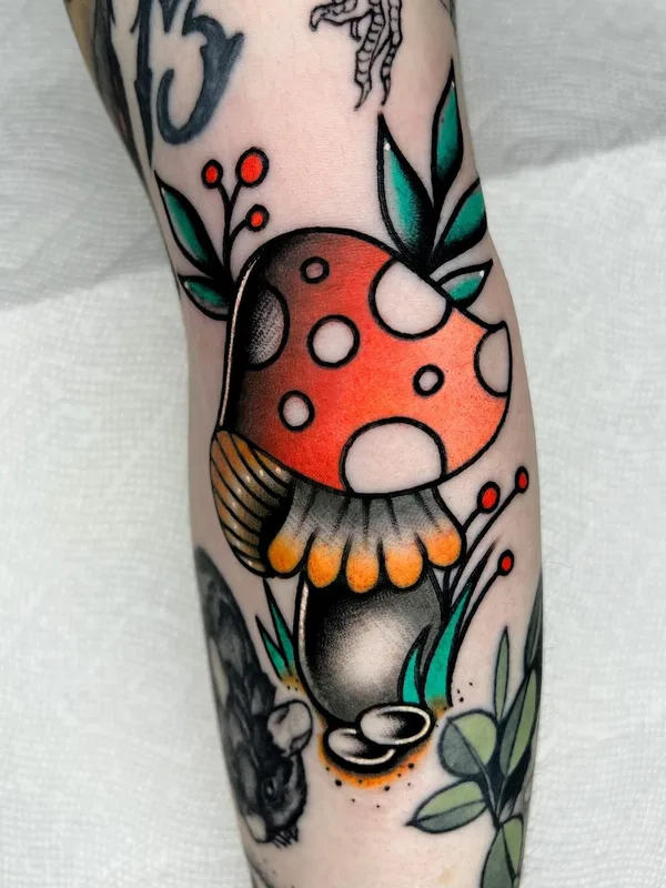 female color neotraditional 타투 부위 forearm #63842 | 타투이스트 Matthew Wright
