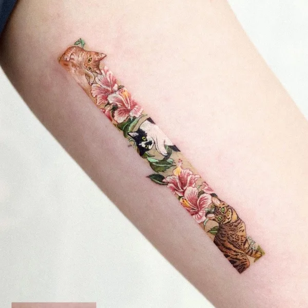 miniature tattoo by Daldam in Seoul