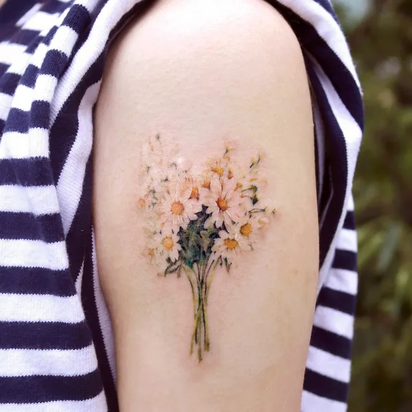 Feminine tattoo by Tilda Tattoo in Seoul