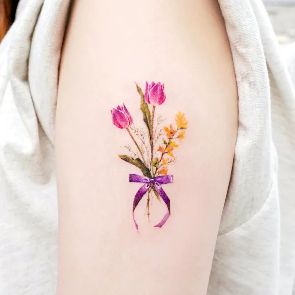 Feminine tattoo by Tilda Tattoo in Seoul