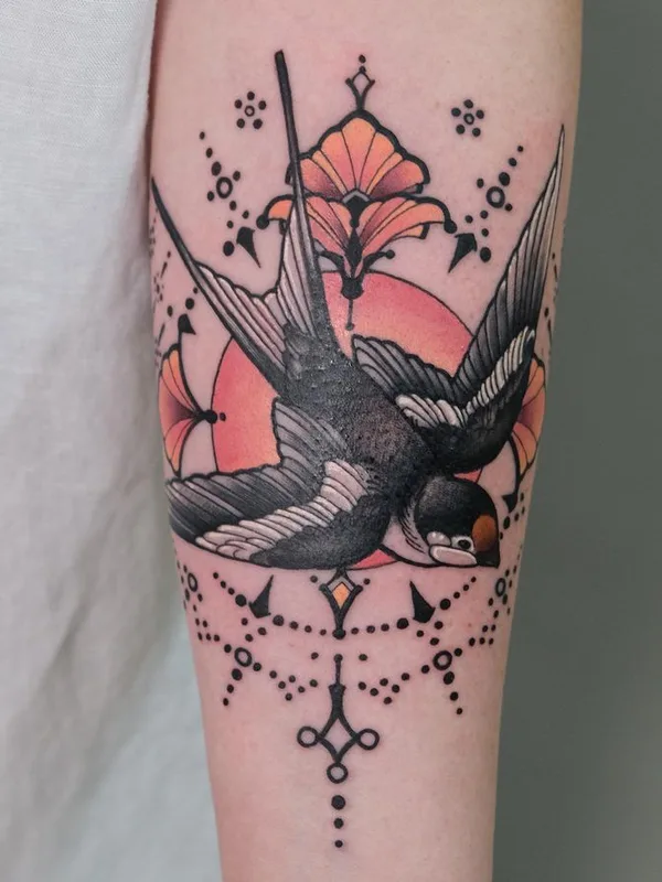 color neo traditional tatouage sur forearm #67455 | Artiste tatoueur JÓN PÁLL