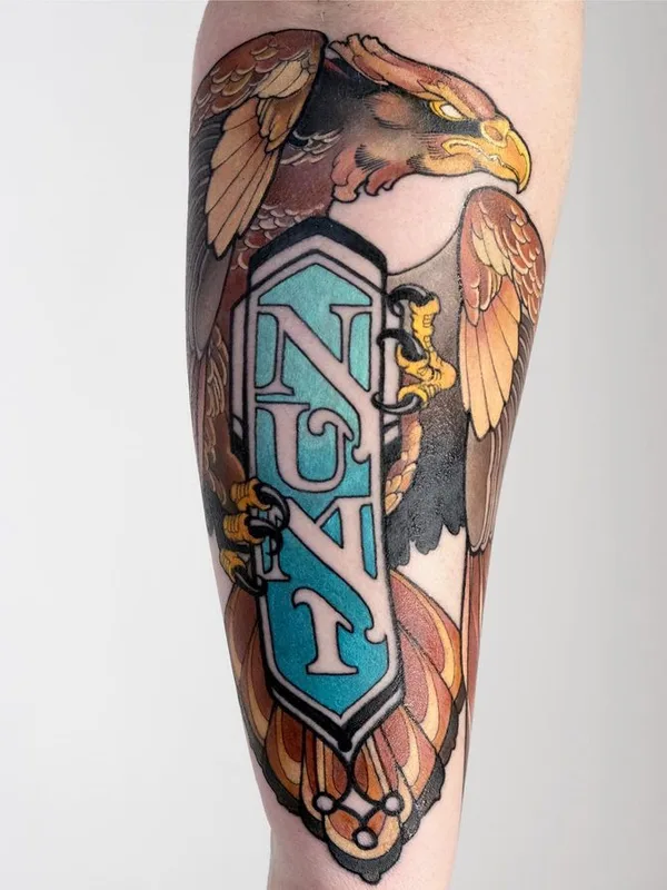 color neo traditional tatouage sur forearm #67451 | Artiste tatoueur JÓN PÁLL
