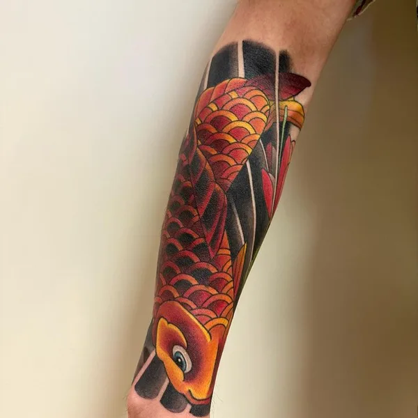 Японская tattoo by Búri in Reykjavík