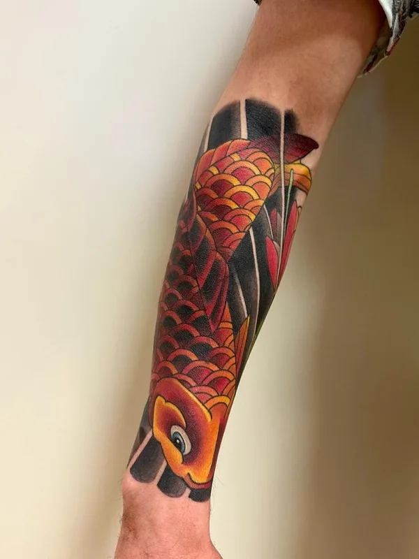 color japanese tatouage sur forearm #67460 | Artiste tatoueur Búri