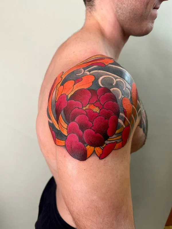 male color japanese tatouage sur shoulder #67461 | Artiste tatoueur Búri