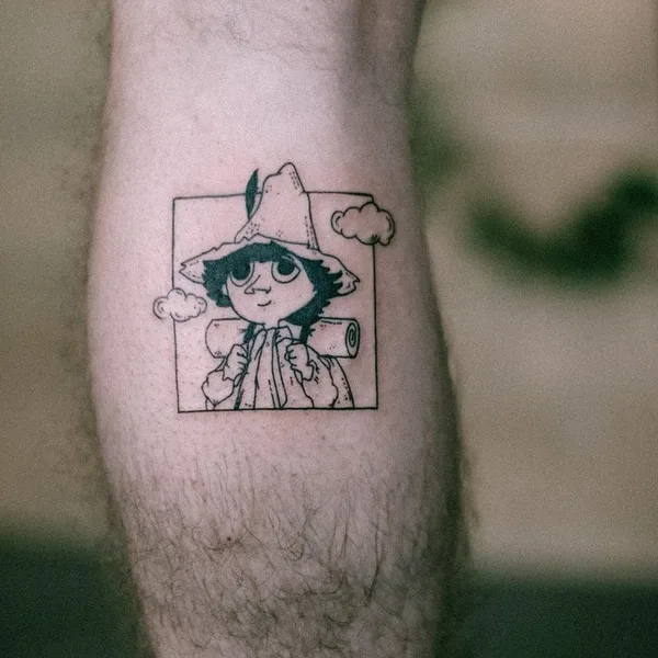 Fine Line tattoo by Catarina Rebelo in Reykjavík