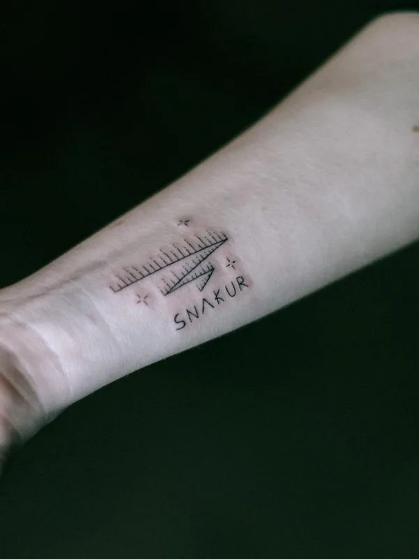 black linework татуировка на wrist #67483 | Тату мастер Catarina Rebelo