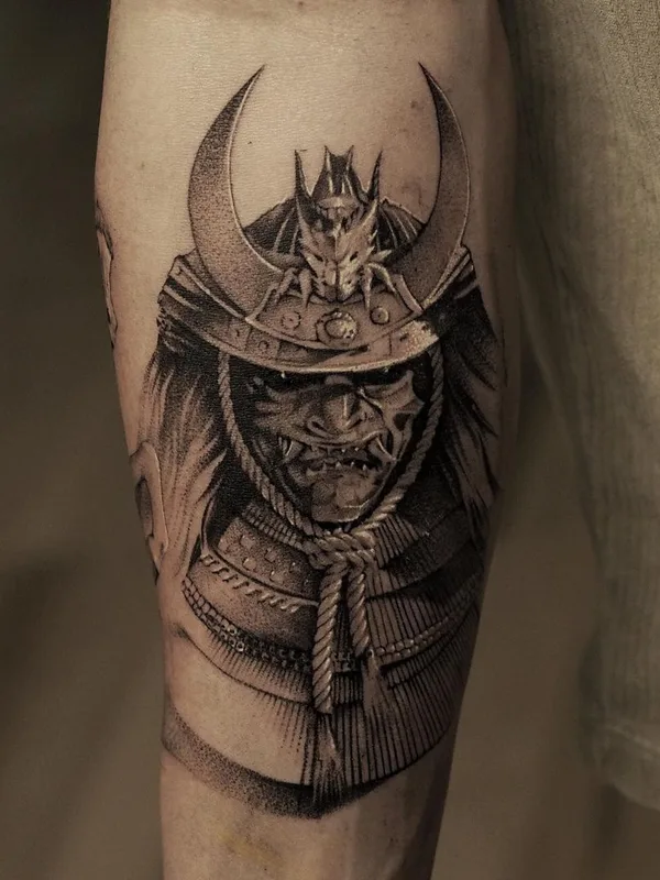 black and grey japanese татуировка на forearm #67512 | Тату мастер Oliver Thor