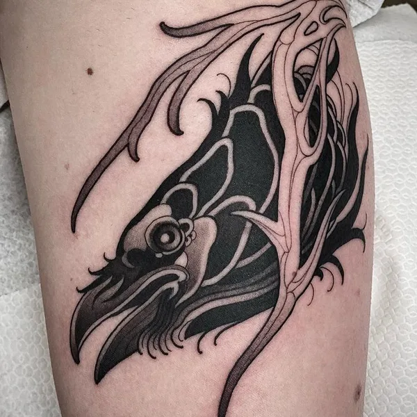 Нео традиционная tattoo by Sławek Pawlik in Reykjavík