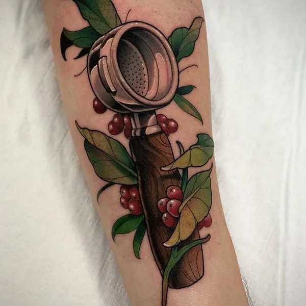 Нео традиционная tattoo by Sławek Pawlik in Reykjavík