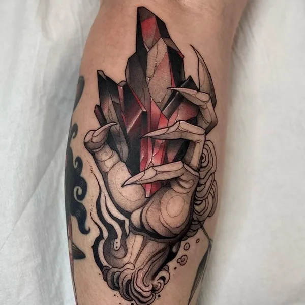 Нео традиционная tattoo by Sławek Pawlik in Reykjavík