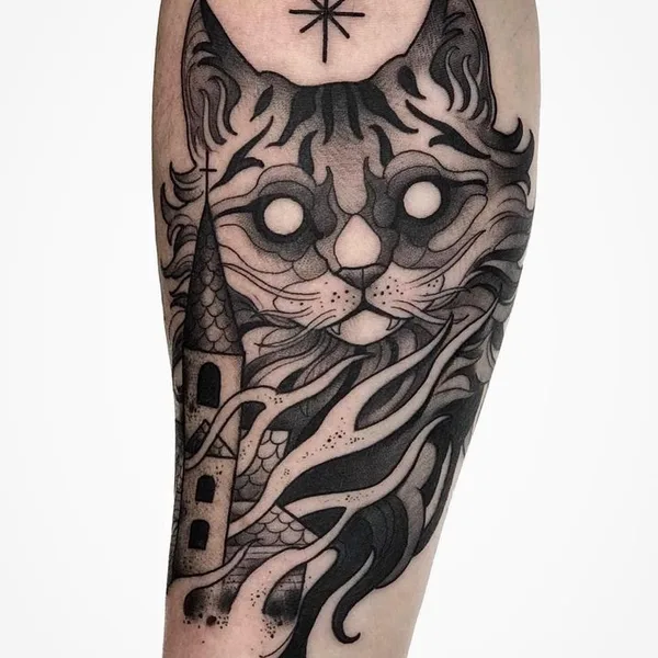 Нео традиционная tattoo by Sławek Pawlik in Reykjavík