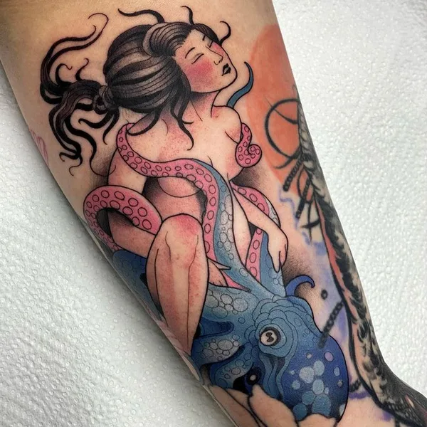Нео традиционная tattoo by Sławek Pawlik in Reykjavík