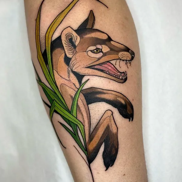 Нео традиционная tattoo by Sławek Pawlik in Reykjavík