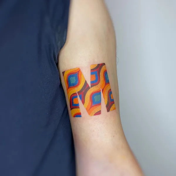 Illustrative tattoo by Martyna Popiel in Katowice