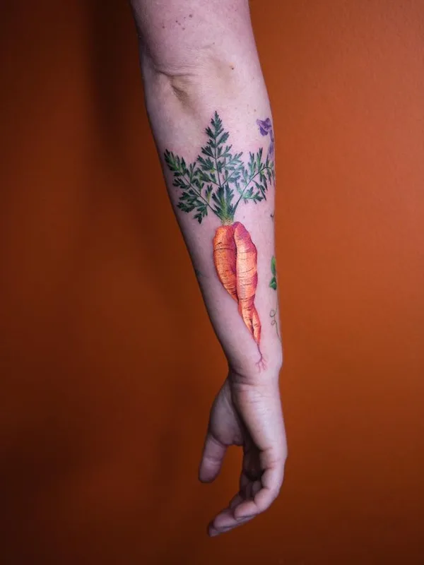 color botanic tatuaje en forearm #67537 | Tatuador Magdalena Bujak