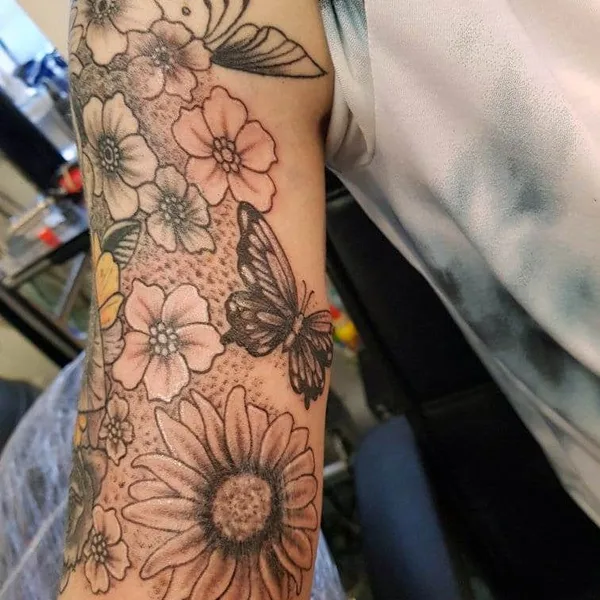 Black & Grey tattoo by John Tattooist in Hanley
