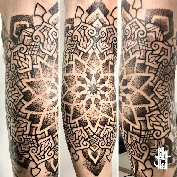 Dotwork tattoo by Billy Heil in Minsk