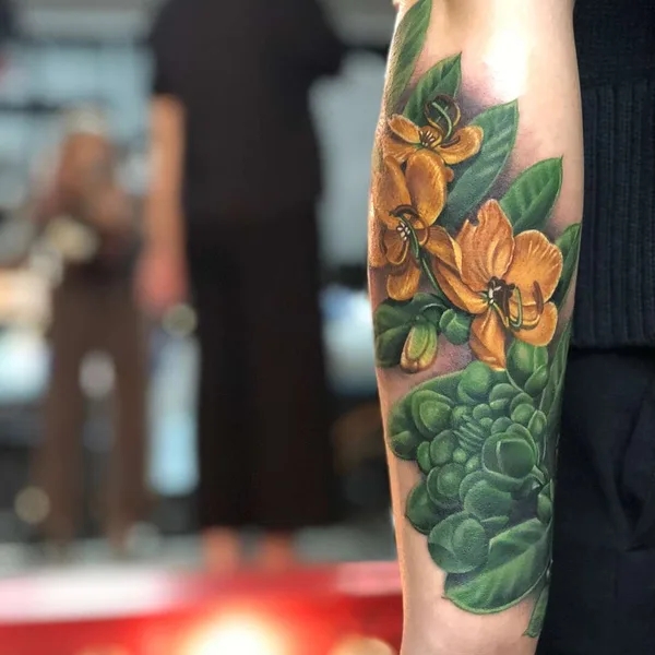 New School tattoo by Megan Massacre in Philadelphia