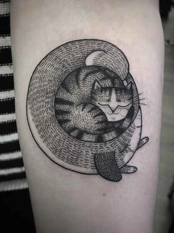 black and grey blackwork татуировка на forearm #19540 | Тату мастер Susanne Suflanda Konig