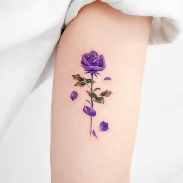 Botanical tattoo by Dong Hwa in Seoul