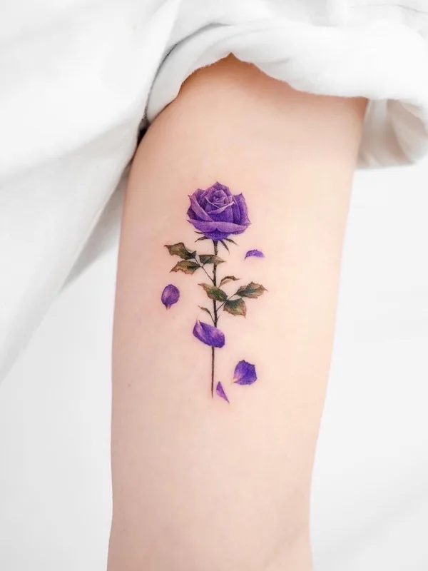 female color watercolor tattoo on upper arm #57943 | Tattoo Artist Dong Hwa