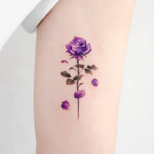 Botanical tattoo by Dong Hwa in Seoul