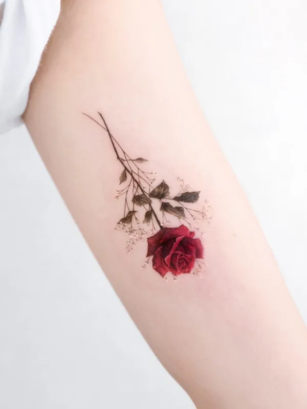color botanic tattoo on forearm #57951 | Tattoo Artist Dong Hwa