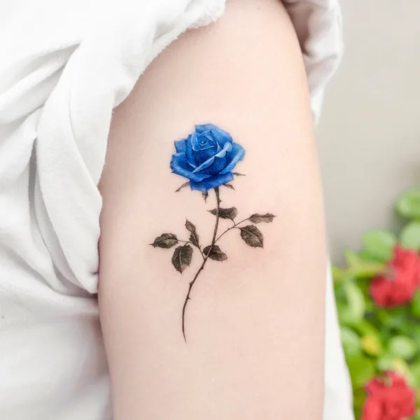 Botanical tattoo by Dong Hwa in Seoul