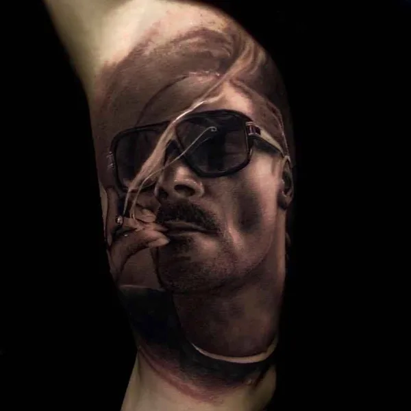 Портретная tattoo by Ganga