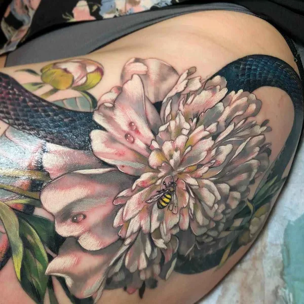 Neo Traditional tattoo by Stephanie Brown in Chicago