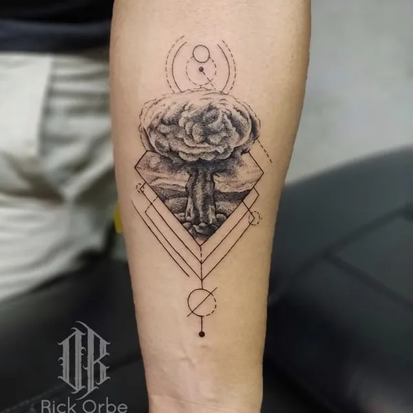 Calligraphy tattoo by Rick Orbe in Soledad