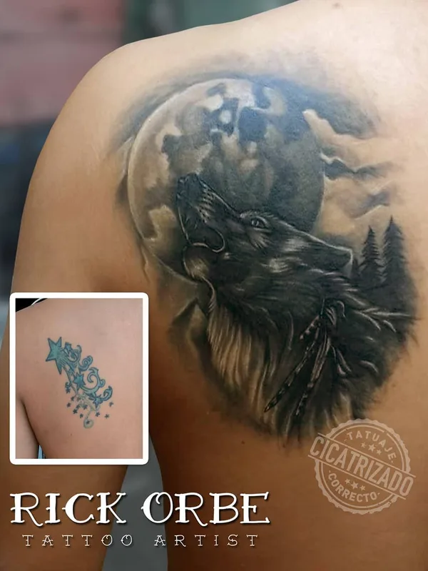 black and grey realism tattoo on shoulder #58682 | Tattoo Artist Rick Orbe