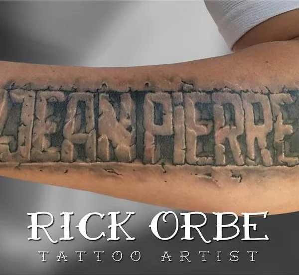 black and grey black and grey tattoo on forearm #58684 | Tattoo Artist Rick Orbe