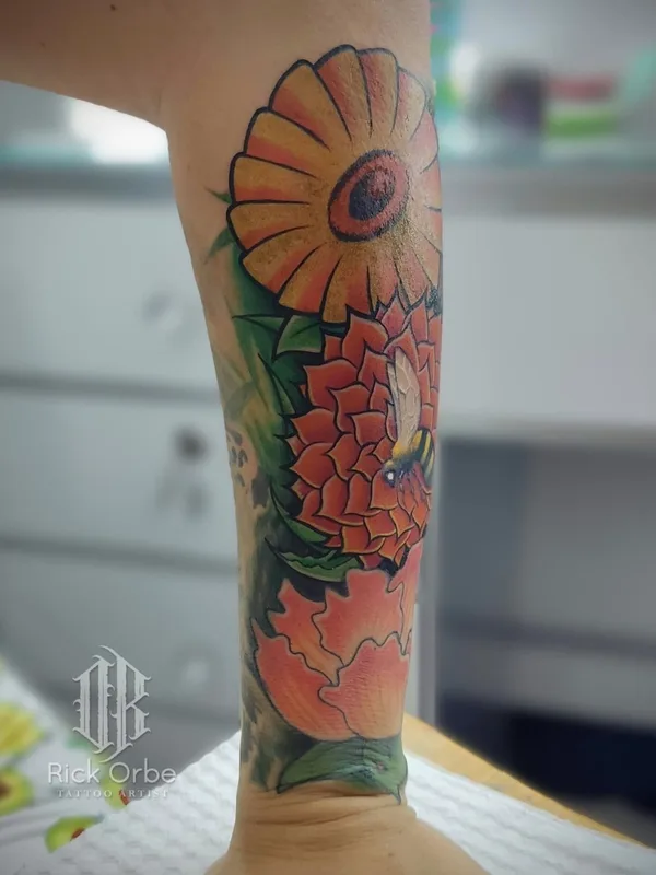color illustrative tattoo on forearm #58680 | Tattoo Artist Rick Orbe